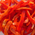 Freeze Dried Red Bell Pepper Strips